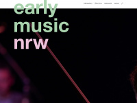 earlymusicnrw.de Webseite Vorschau