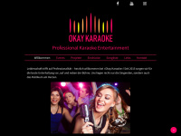 okay-karaoke.ch Webseite Vorschau