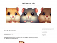 goldhamster.info Webseite Vorschau