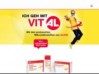 vitamin.al Webseite Vorschau