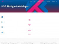 hsg-stuttgart-metzingen.de Webseite Vorschau