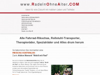 radelnohnealter.com Webseite Vorschau