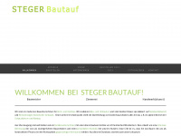steger-bautauf.at Webseite Vorschau