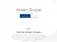 tandemgruppe.de Webseite Vorschau