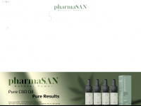 pharmasan.com Webseite Vorschau