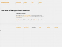 benztax.ch Webseite Vorschau