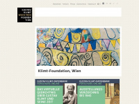 klimt-foundation.com Webseite Vorschau
