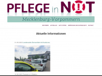 pflege-in-not-mv.de Webseite Vorschau