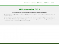 giga-gmbh.de Webseite Vorschau