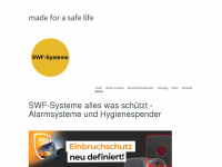 swf-systeme.de Webseite Vorschau