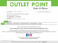 outletpoint.at Webseite Vorschau