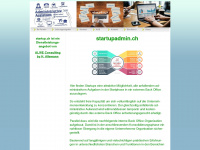 startupadmin.ch Webseite Vorschau