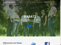 rabatz-band.de Webseite Vorschau