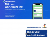 anrufbusflex.de Webseite Vorschau