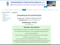 saengerkreis-fuerstenfeldbruck.de Webseite Vorschau