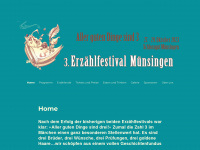 erzaehlfestival-muensingen.ch Webseite Vorschau