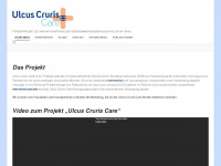 ulcuscruris.care Webseite Vorschau
