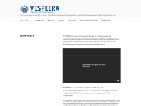 vespeera.org Webseite Vorschau