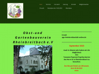 ogv-rheinbreitbach.de Webseite Vorschau