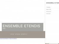 ensemble-etendis.de Webseite Vorschau