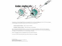kinder-impfen.info Webseite Vorschau