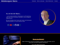 webdesigner-mario.de Webseite Vorschau