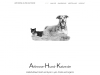 arthrose-hund-katze.de Webseite Vorschau