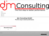 djm-consulting.ch Webseite Vorschau