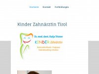 kinderzahn-tirol.at Webseite Vorschau