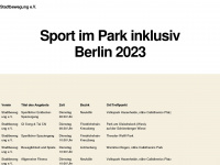 sportimpark.de Webseite Vorschau
