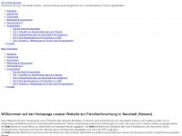familienforschung-neustadt-hessen.de Webseite Vorschau