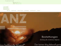bestattungen-lanz.de Webseite Vorschau
