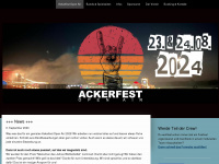 ackerfest.com Webseite Vorschau