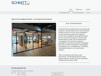 schmitt-glas.de Webseite Vorschau