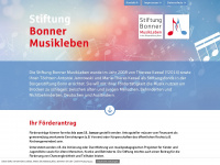 bonner-musikleben.de Webseite Vorschau