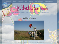kulturbluetenfestival.de Webseite Vorschau