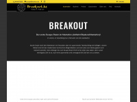 breakout.bz Webseite Vorschau