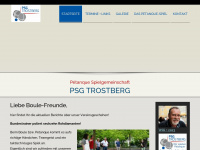 petanque-trostberg.de Webseite Vorschau