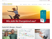 natuerlichberger.ch Webseite Vorschau