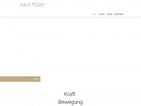 julia-yoga.at Webseite Vorschau