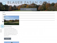blauer-fasan-golf.de Webseite Vorschau