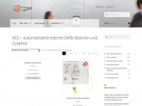 aed-defibrillatoren.shop Webseite Vorschau
