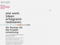 onework.at Webseite Vorschau