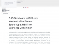 dieterssportshop.at Webseite Vorschau