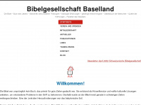 bibelgesellschaftbaselland.wordpress.com Webseite Vorschau