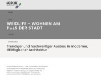 weidlife.ch Webseite Vorschau