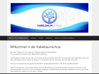 kabelbaumschule.de Webseite Vorschau