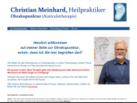 ohrakupunktur-meinhard.de Webseite Vorschau