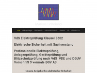 vds-elektropruefungen.de Webseite Vorschau