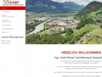 moser-immo.at Webseite Vorschau